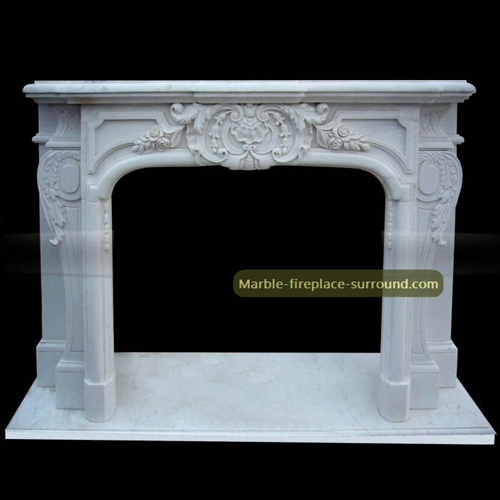 corner fireplace white marble