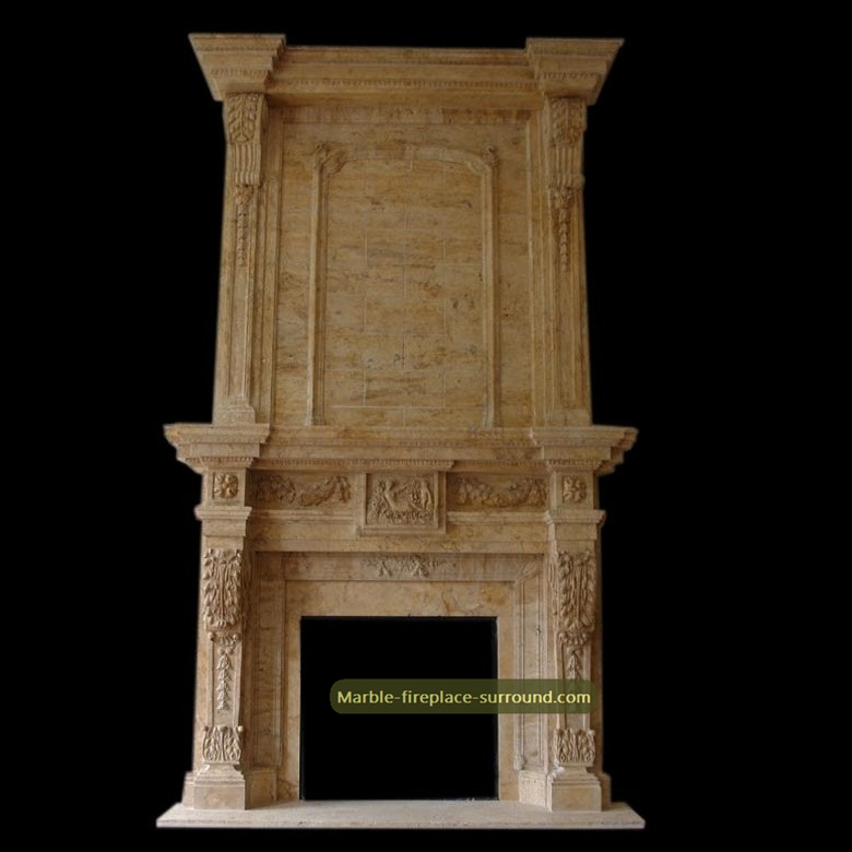 extra large marble overmantels